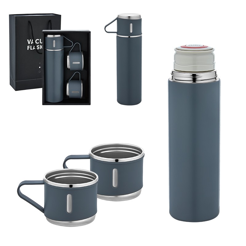 KP02125-0854 Çelik 3'Lü Termos Set / 500 Ml